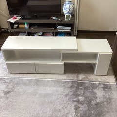 テレビボード白の画像