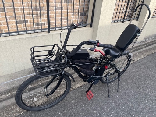 世界に一台 フルカスタム Panasonic × BEAMS 電動アシスト自転車 ビーチクルーザー e-BIKE 黒赤 BP02