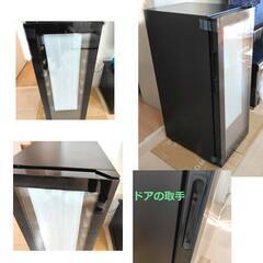 新品のワインクーラー ブラックでスタイリッシュ　24本収納　ワインセラー  60L 　5~20℃温度調節の画像