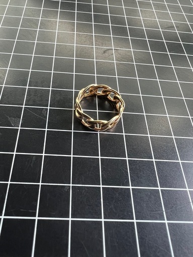 18金　K18 750GOLD 9号 マイアミリング