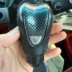 MOMO（モモ）シフトノブ COMBAT（コンバット）カーボン×レザー