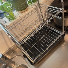 取引中　水切りラック　水切りかご　食器用の画像