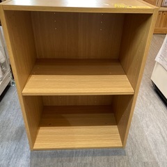 【棚】【カラーボックス2段】※キズあり★クリーニング済み【管理番号0218】野の画像