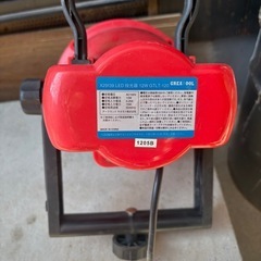 GREAT TOOL/グレートツール LED 投光器 GTLT-120 12W 照明 レッド/赤 屋外用の画像