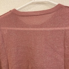 Petit F Ieur キラキラピンクラメカットソーの画像