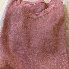 Petit F Ieur キラキラピンクラメカットソーの画像