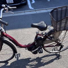 YAMAHA natura 電動アシスト自転車 ダークパープルの画像