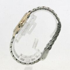 動作品 SEIKO ALBA CARIB クオーツ式腕時計 V701-6370 3針 アラビア数字 コンビカラー メタルブレス 26年2月電池交換 札幌市 清田区 平岡の画像