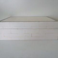 ZARA HOMEシェル素材 モザイクパターン小物入れBOX ジュエリーボックスの画像