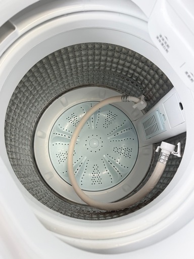札幌市内配送可 21年製 Haier ハイアール 5.5kg 全自動洗濯機 JW-U55HK 動作良好