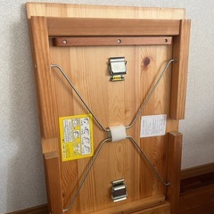 無印良品　
パイン材ローテーブル・折りたたみ式の画像