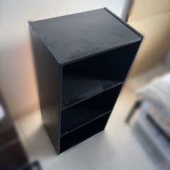 カラーボックス（88cm×41cm）　黒　2つまで差し上げますの画像