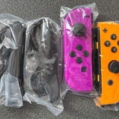 Switch ジョイコン　ネオンパープル&ネオンオレンジの画像