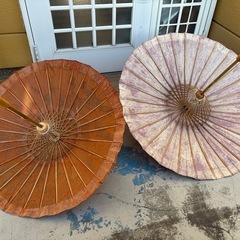 和傘　2本セット Japanese umbrellaの画像