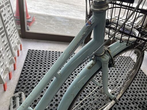 26ｲﾝﾁ 3段変速 自転車 ブリヂストン ママチャリ 水色 荷台 ライト カゴ付き 切り替え BRIDGESTONE 札幌市手稲区