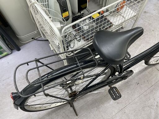 27ｲﾝﾁ 自転車 ママチャリ 黒色 荷台 ライト カゴ付き  札幌市手稲区