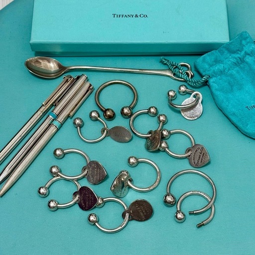 ティファニー　260g以上　ペン　スプーン　キーリング　アクセサリー　真正品　スターリングシルバー　925 インゴット　銀塊