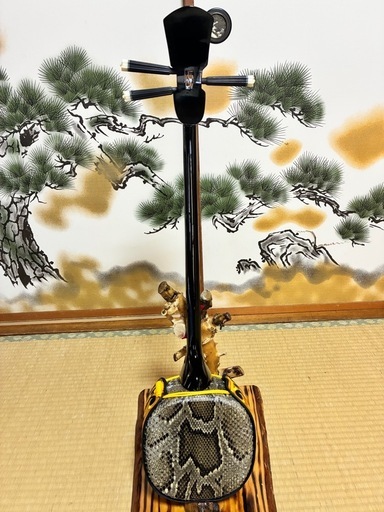 3月14日終了！沖縄三線！新品！貴重！知念大工型！本張り【一枚張り】⑥