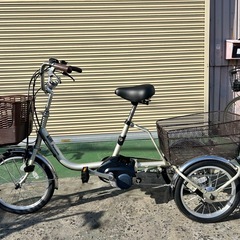 No.661 パナソニックビビライフ BE-ELR83 電動アシスト三輪自転車整備済みの画像