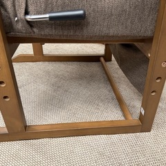 ニトリ 頭部がリクライニングする高座こたつチェア(HC01G MBR)の画像