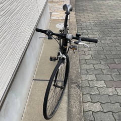 シボレーコルベット 700C シマノ6速 420mm 　クロスバイク　ブラックの画像