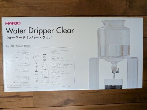 HARIO (ハリオ) ウォータードリッパー ・ クリア 水出しコーヒー 2~6杯用 WDC-6