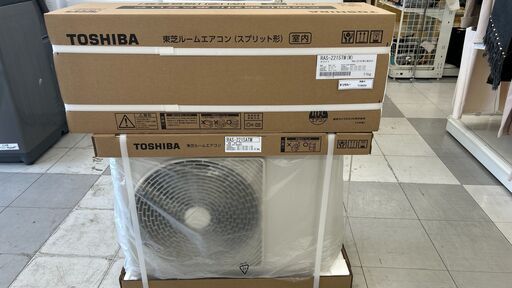 ★リユースのサカイ千葉中央店★期間限定SALE★標準工事費込み★ TOSHIBA ルームエアコン RAS-2215TM 2.2kw 2