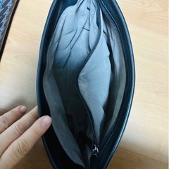 ハウンドトゥースパターン ハンドバッグインナーケースの画像