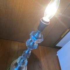 アンティーク調 クリスタルガラス ランプスタンド　　の画像