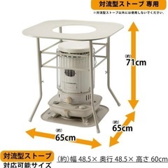 ストーブガード　対流型ストーブ用　テーブルの画像