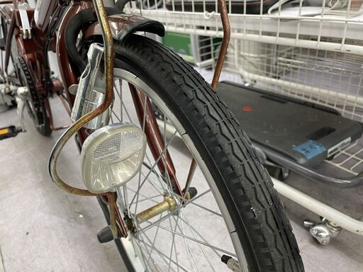 20ｲﾝﾁ 折りたたみ自転車 6段変速 荷台 カゴ ライト付き 折り畳み自転車 札幌市手稲区