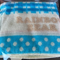 レインボーベア　タオルハンカチの画像