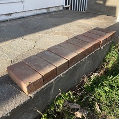 庭用レンガブロック差し上げます(決まりました)の画像