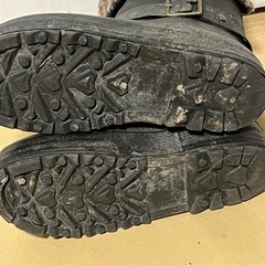 19センチ　HarrisTweed レインシューズの画像