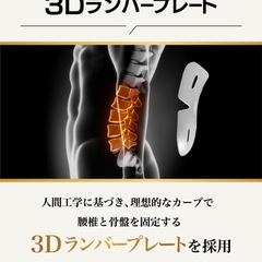 腰痛ベルト Dr.Maxam 腰用サポーター コルセット 3Dランバープレートの画像