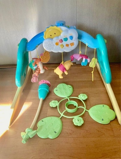 おまけ付き】 プーさん プーメリー 6WAYジム へんしんメリー 単2電池