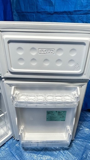 【2022年製・美品】Haier 2ドア冷蔵庫 85L（JR-N85D）庫内ピカピカ・清掃済
