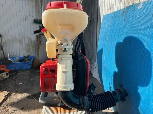 ゼノア　背負い式動力散布機 MD430F 14L エンジンブロアー 噴霧器 散布機 農薬　散布 動噴　2スト　ブロアー　簡易始動動画あ