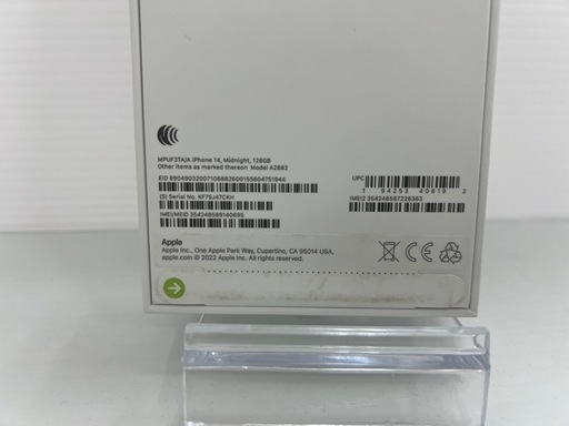 新品　iPhone 14 128GB ミッドナイト
