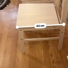 【無料】ニトリ 木製ダイニングチェア 2脚セット ナチュラルの画像