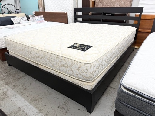 キングスダウン　ベッド　中古　家具　販売　買取　江戸川区　リサイクルショップ