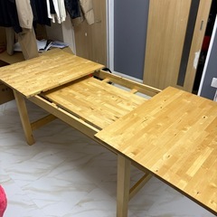 ダイニングテーブル　伸縮の画像