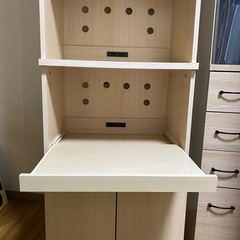 レンジラック　レンジ台　食器棚の画像