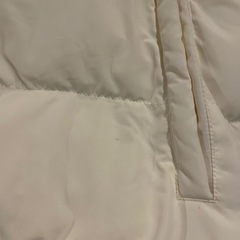ダウンジャケット ホワイトの画像