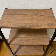 3段スチールラックの画像