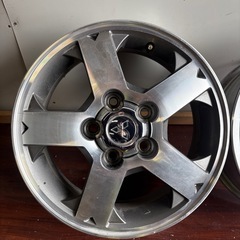 パジェロミニ純正15インチアルミホイールの画像