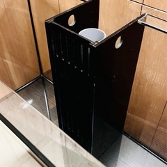 新品・未使用　ガラスオーバーフロー水槽　フランジ付　600×300×360オーバーフローセット(水槽・キャビ・濾過槽)の画像