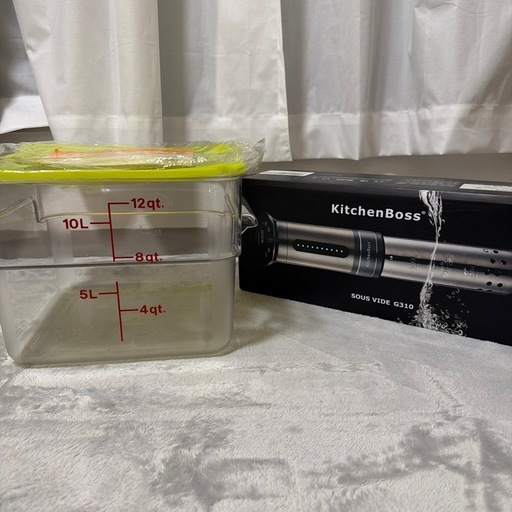 【新品未使用】低温調理器セット