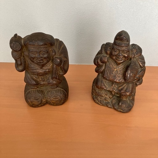 七福神　　鉄製置物