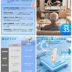 集音器 高齢者 しゅうおんき【デジタルチップ&高性能BA型スピーカー搭載 の画像